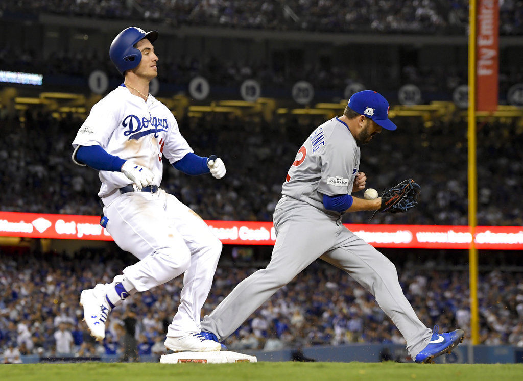 NLCS Cubs Dodgers Baseball